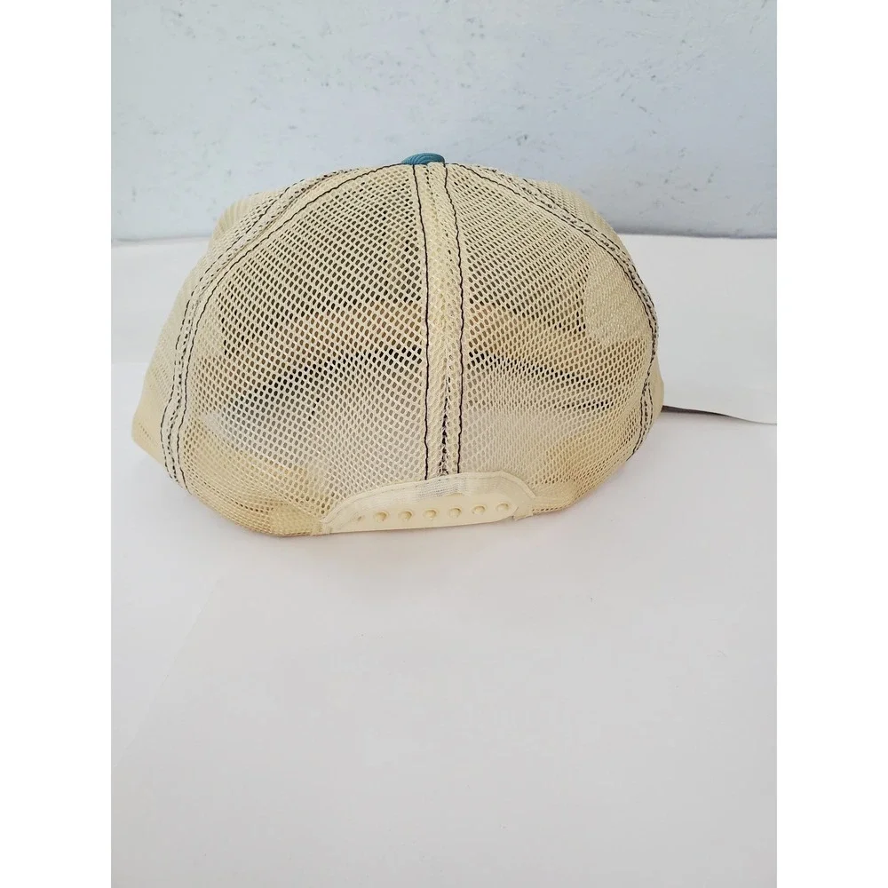 Vintage Billies Lounge Trucker Hat Navy Blue Snapback Mesh Cap Retro Bar Hat